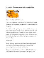 4 loại rau cần tăng cường ăn trong mùa đông pps