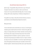 Thay thế Domino bằng Exchange 2007 (P.2) potx