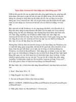 Ngăn chặn Autorun.inf xâm nhập máy tính thông qua USB docx