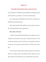 THÔNG TƯ Hướng dẫn mẫu hợp đồng thi công xây dựng công trình ppt