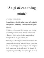 Ăn gì để con thông minh? ppt