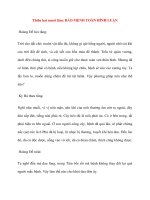 Y học cổ truyền kinh điển - sách Tố Vấn: Thiên hai mươi lăm: BẢO MỆNH TOÀN HÌNH LUẬN pps