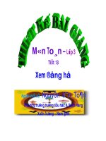 Bài toán xem đồng hồ docx