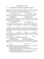 DÒNG ĐIỆN XOAY CHIỀU Chủ đề 2 : VIẾT BIỂU THỨC. HIỆN TƯỢNG CỘNG HƯỞNG potx