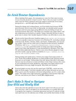 html xhtml and css for dummies 7th edition phần 10 pptx