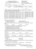 KIỂM TRA 1 TIẾT Môn: VẬT LÝ 12 - Mã đề 357 potx