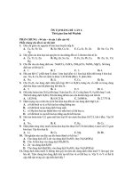 ÔN TẬP BẰNG ĐỀ LẦN 6 docx