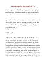 Chuyển Exchange 2003 sang Exchange 2007 (P.1) doc