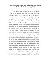 Giáo trình hình thành phát triển ứng dụng lý luận nền kinh tế vĩ mô theo quy trình p1 docx