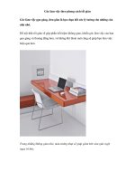 Góc làm việc theo phong cách tối giản ppsx