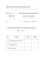 Mẫu Báo cáo kết quả kiểm tra sức khỏe nghĩa vụ quân sự pps