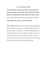 Con ăn gì mới an toàn? potx