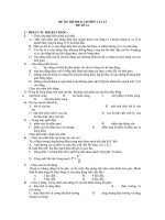 ĐỀ ÔN THI ĐH & CĐ MÔN VẬT LÍ ĐỀ SỐ 14 docx