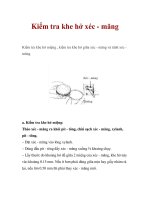 Kiểm tra khe hở xéc - măng ppt