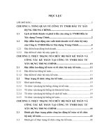 Thực trạng tổ chức bộ máy kế toán và công tác kế toán tại công ty TNHH đầu tư xây dựng trung chính