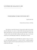 Báo cáo nghiên cứu khoa học đề tài 