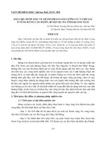 Báo cáo nghiên cứu khoa học đề tài 