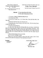 công ty cổ phần thủy điện nà lơi báo cáo tài chính cho năm tài chính kết thúc 31 tháng 12 năm 2013 đã được kiểm toán