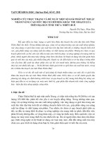 Báo cáo nghiên cứu khoa học đề tài 