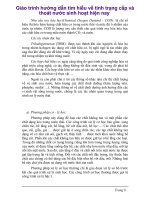 Giáo trình hướng dẫn tìm hiểu về tình trạng cấp và thoát nước sinh hoạt hiện nay phần 1 doc