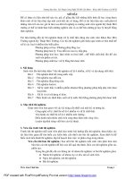 Bài giảng thực hành xử lý nước thải ( Th.s. Lâm Vĩnh Sơn ) - Bài mở đầu pptx