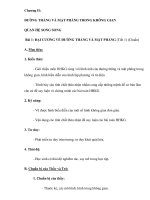 Chương II: ĐƯỜNG THẲNG VÀ MẶT PHẲNG TRONG KHÔNG GIAN QUAN HỆ SONG SONG pptx