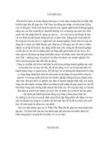 Kế toán quản trị tại nhà máy chè Kim anh