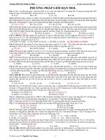 phương pháp giới hạn mol