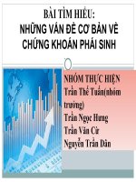 NHỮNG VẤN ĐỀ CƠ BẢN VỀ CHỨNG KHOÁN PHÁI SINH pptx