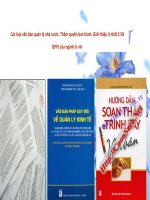 Các loại văn bản quản lý nhà nước pps