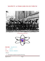 Tranh luận của các nhà khoa hoc về Nguyên tử potx