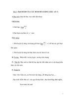 Bài 3: ĐẠO HÀM CỦA CÁC HÀM SỐ LƯỢNG GIÁC (tiết 9) doc
