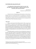 Báo cáo nghiên cứu khoa học đề tài 