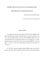 Báo cáo nghiên cứu khoa học đề tài 