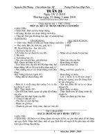 giáo án tuần 23 lớp 1