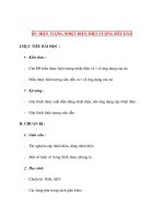 Vật lý 11 chương trình nâng cao: 29. HIỆN TƯỢNG NHIỆT ĐIỆN, HIỆN TƯỢNG SIÊU DẪN doc