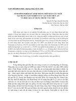 Báo cáo nghiên cứu khoa học đề tài 