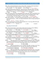 bài tập trắc nghiệm sóng cơ sóng dừng sóng âm luyện thi đại học