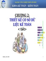 BÀI GIẢNG QUẢN LÝ HỆ THỐNG CƠ SỞ DỮ LIỆU CHAPTER 2 TABLE