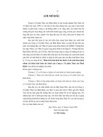 Phân tích tình hình tài chính và đề xuất biện pháp nhằm cải thiện tình hình tài chính của công ty cổ phần thuỷ sản Bình Định