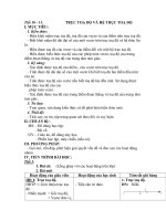 Tiết 10 - 11: TRỤC TOẠ ĐỘ VÀ HỆ TRỤC TOẠ ĐỘ pdf