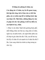 10 động tác phòng tê chân, tay docx