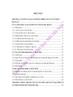 Hoàn thiện cơ cấu tổ chức quản lý tại công ty cổ phần bánh mứt kẹo hà nội