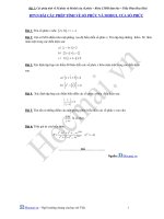 Chuyên đề 10 số phức khóa luyện thi đảm bảo Phan Huy Khải