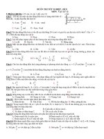 ĐỀ ÔN THI TỐT NGHIỆP - ĐỀ 8 MÔN: VẬT LÝ 12 ppsx