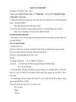 GIÁO ÁN CHI TIẾT TỔ CHỨC LẶP pot