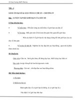 Tiết : 4 GIÁO ÁN ĐẠI SỐ & GIẢI TÍCH 11 doc