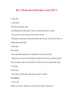 Giáo án Tin Học Văn Phòng: Bài 7: Ôn lại một số kiến thức cơ bản pot