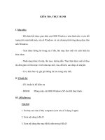 GIÁO ÁN MÔN TIN HỌC LỚP 6 - KIỂM TRA THỰC HÀNH pot