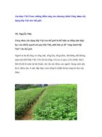 Ẩm thực Việt Nam: những điểm sáng của chương trình docx